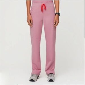 Figs LIMITED EDITION Livingston scrub pants, CHALK PINK, size Small Regular